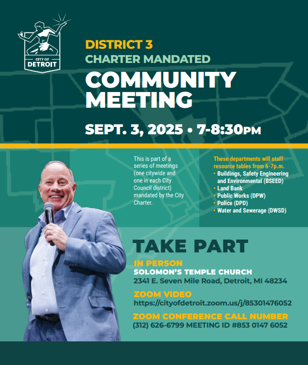 D3 Charter Mandated meeting - Sept 3