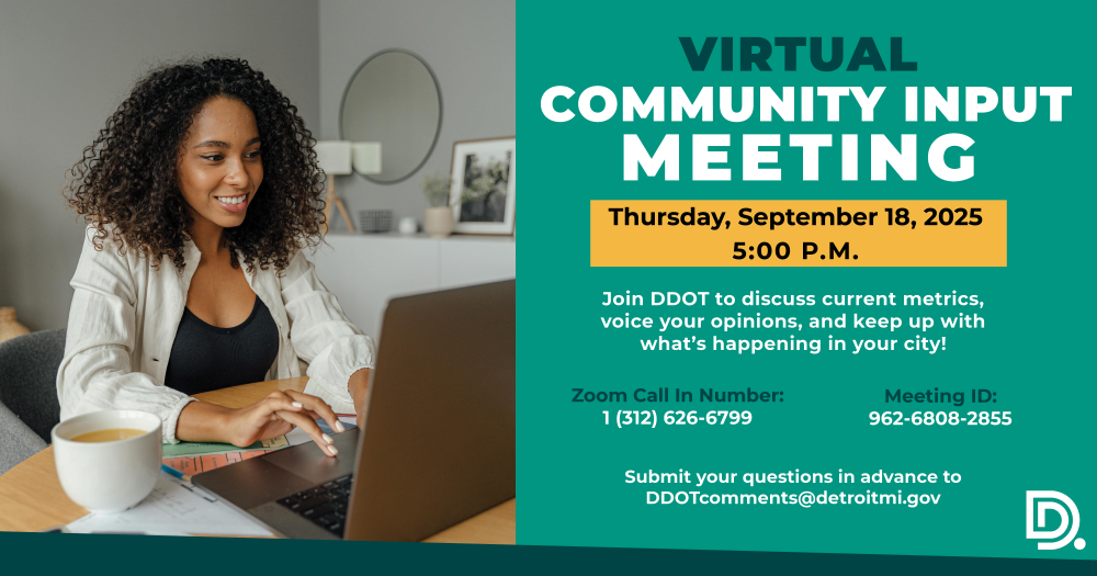 Virtual Community Input Meeting September 18 2025
