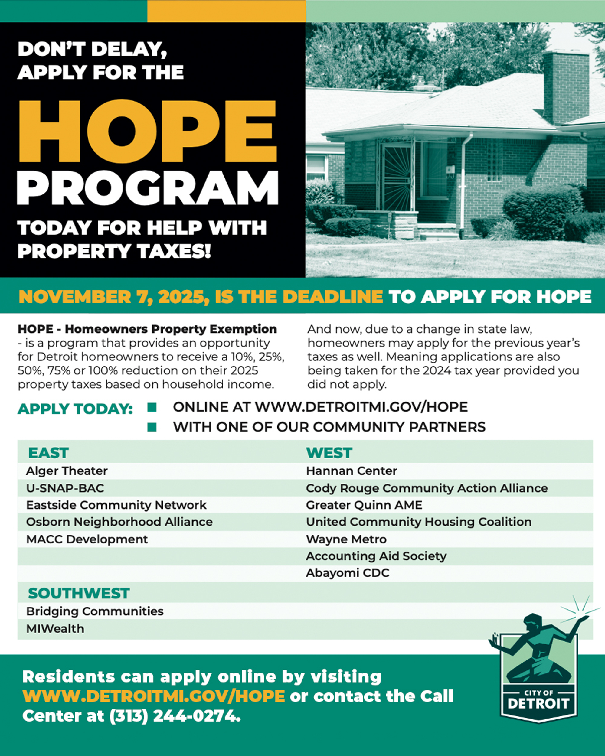 HOPE Program updated