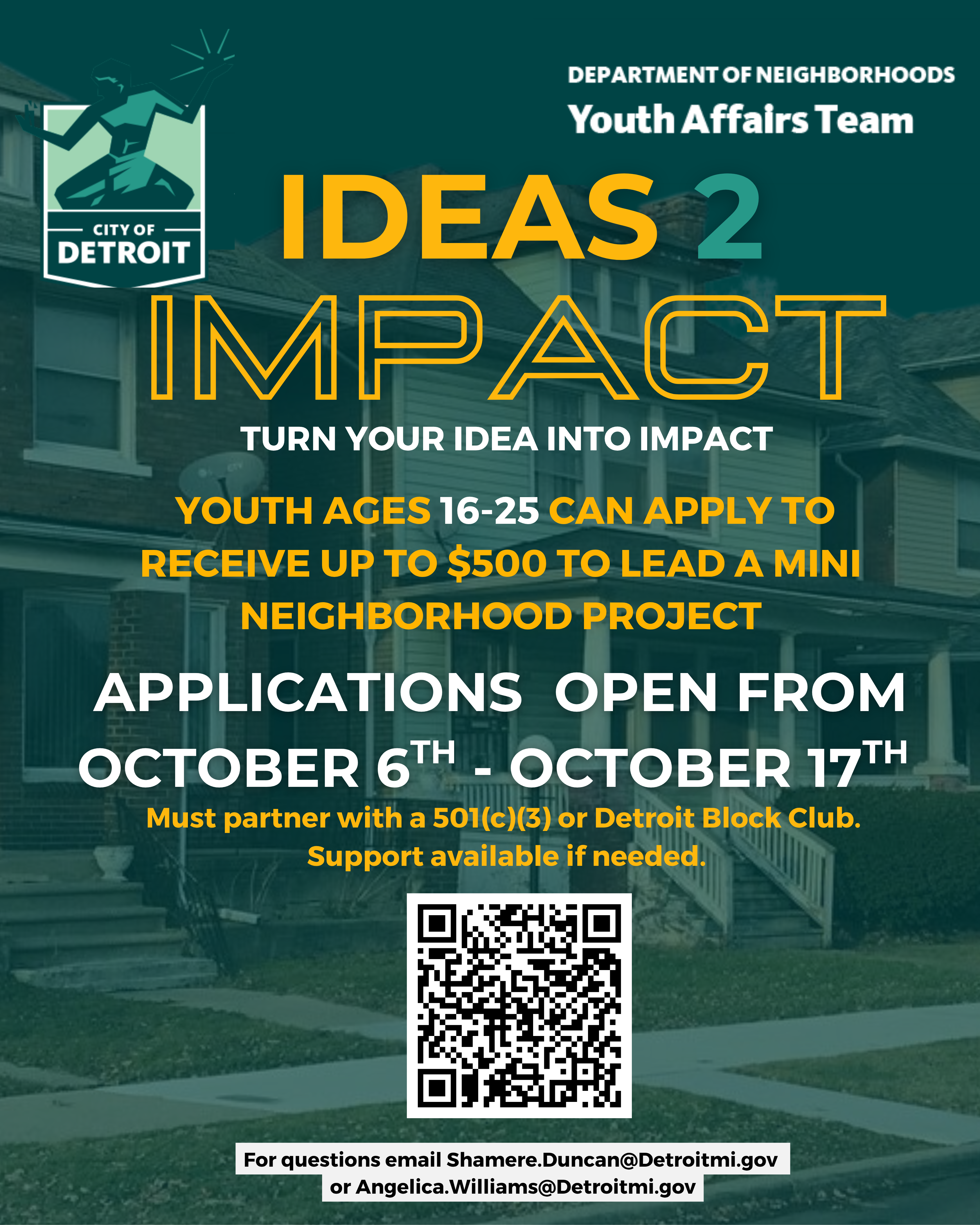 Ideas 2 Impact flyer