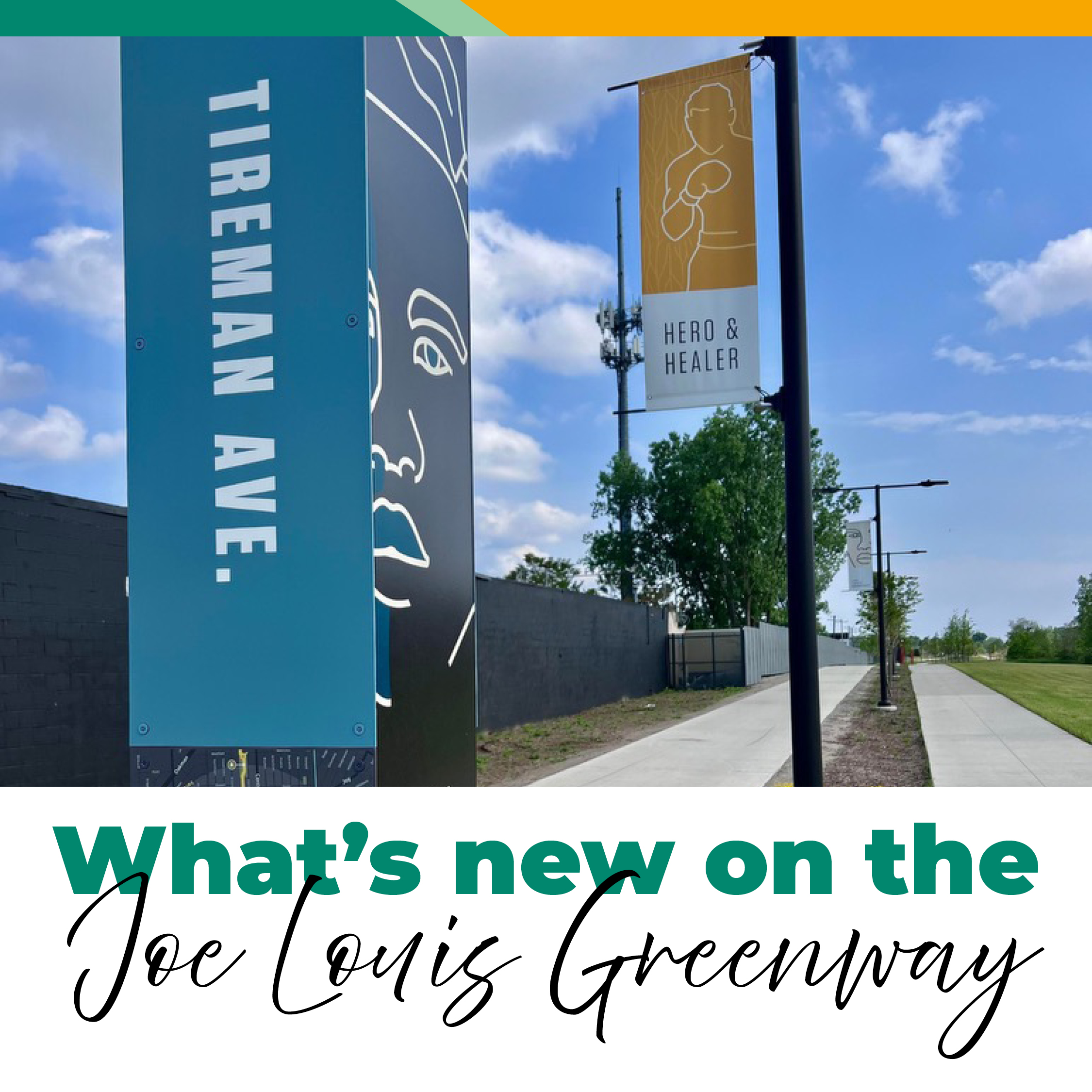 With 2.3 new miles of the Joe Louis Greenway now open, Detroiters have even more access to safe, scenic routes for recreation, commuting, and connection.