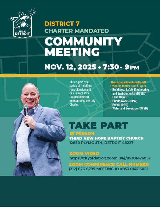 D7 Charter Mandated Meeting - Nov 12