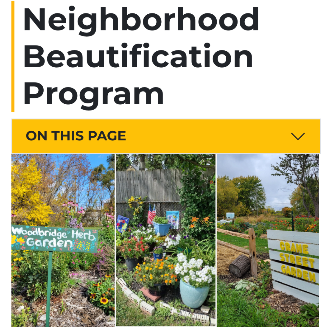 Neighborhood Beautification Program