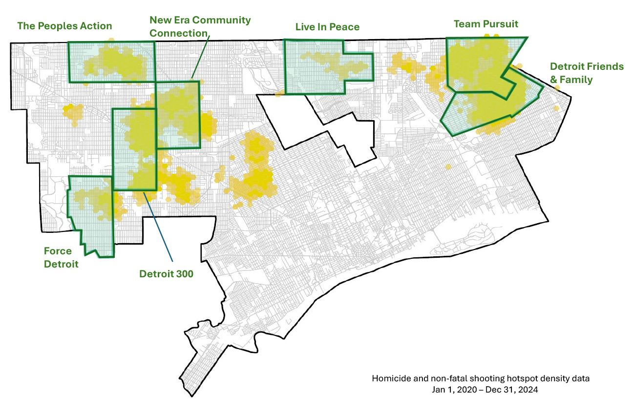 Violence Hotspots and ShotStoppers Organizations