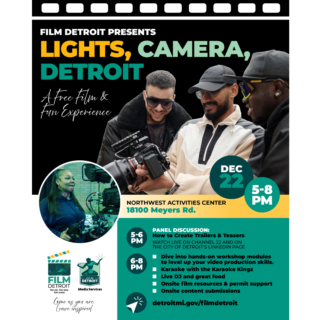 Film Detroit Dec 22 event