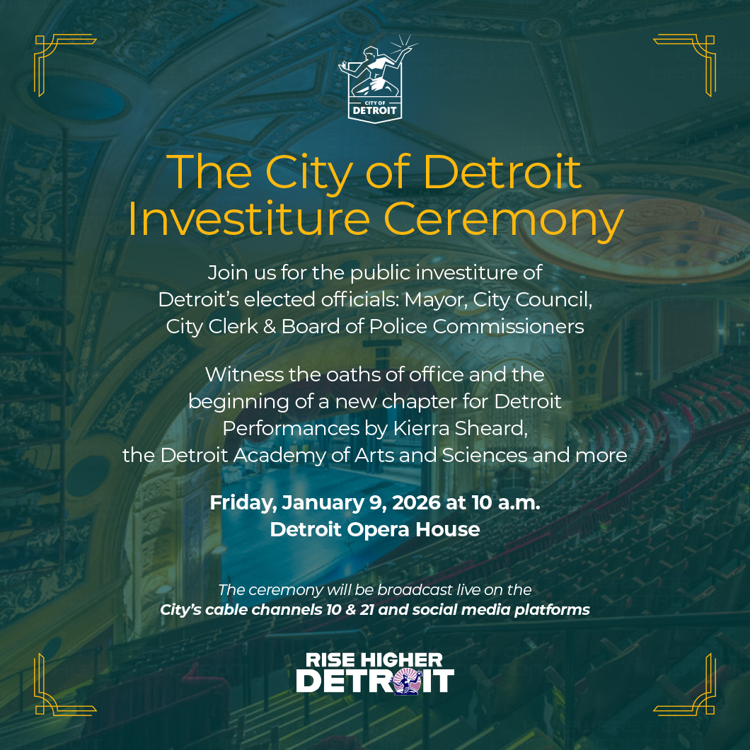 Investiture Ceremony Announcement