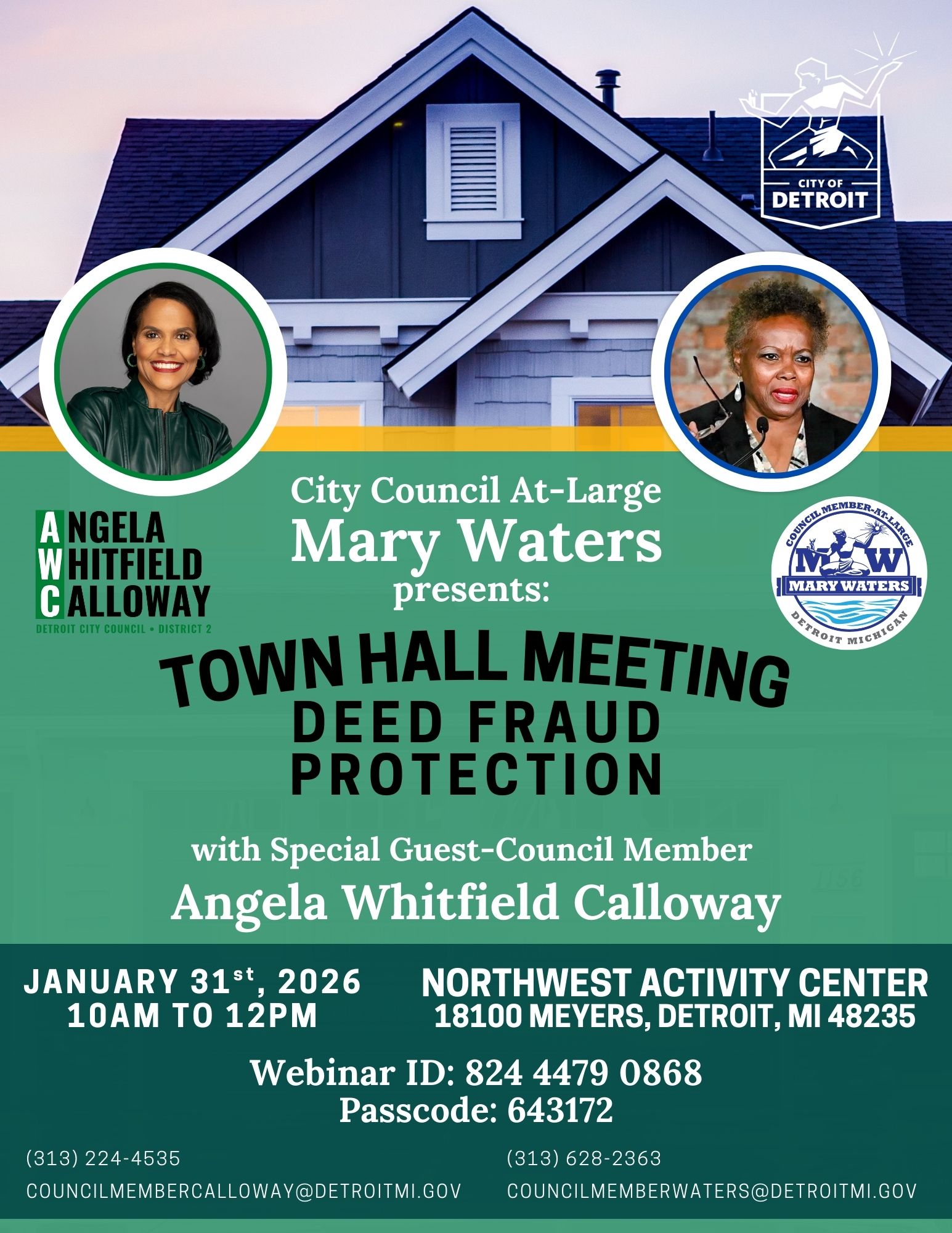 Town Hall Meeting on Deed Fraud Protection  