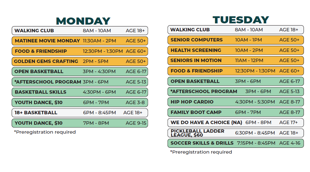 Kemeny Recreation Center Winter 2026 Schedule (updated M-T) (3)