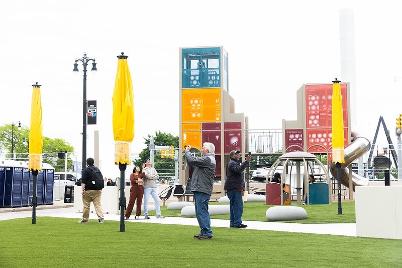 Spirit Plaza reopen pic