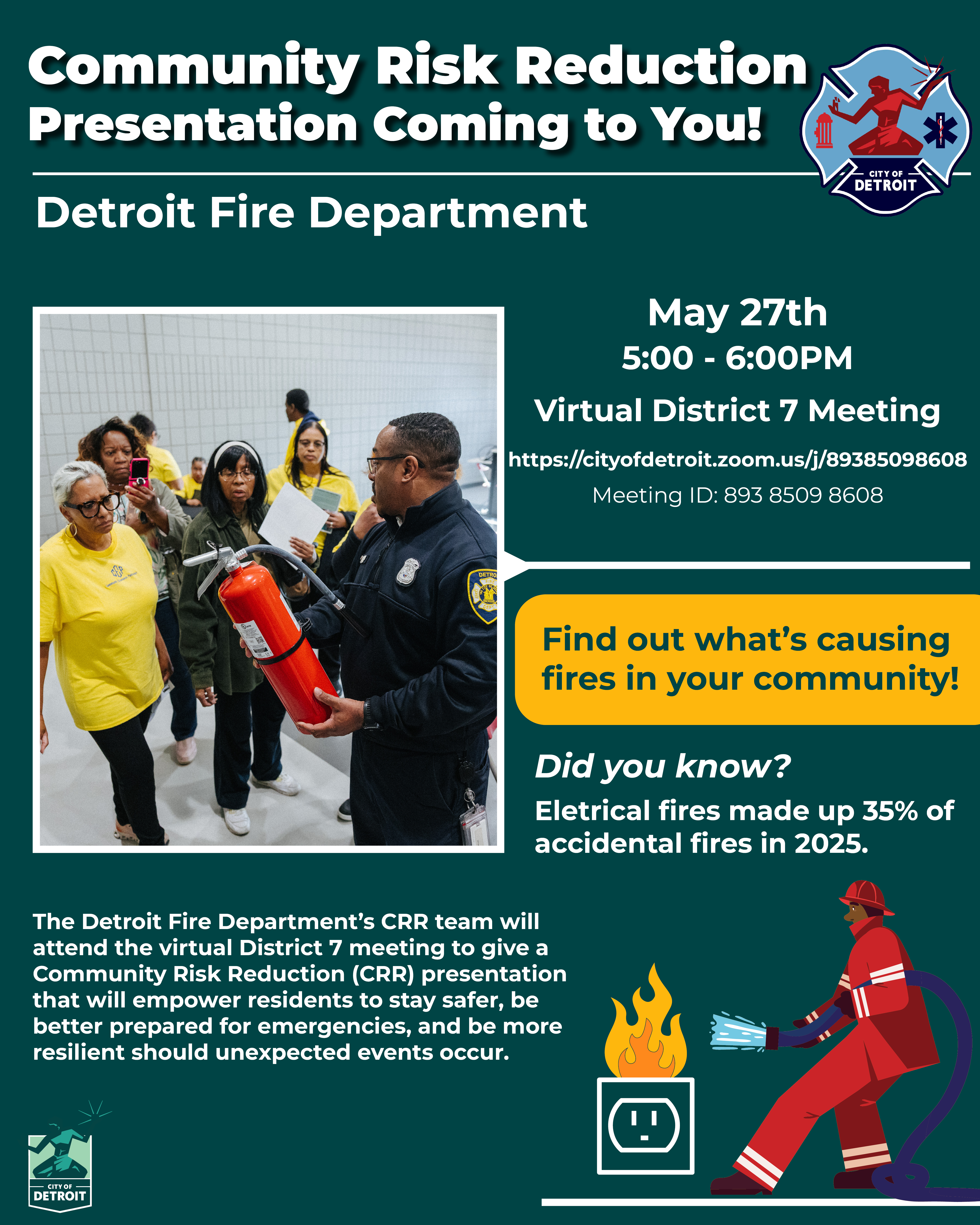 An Invite to a CRR Presentation during a Virtual District 7 Meeting