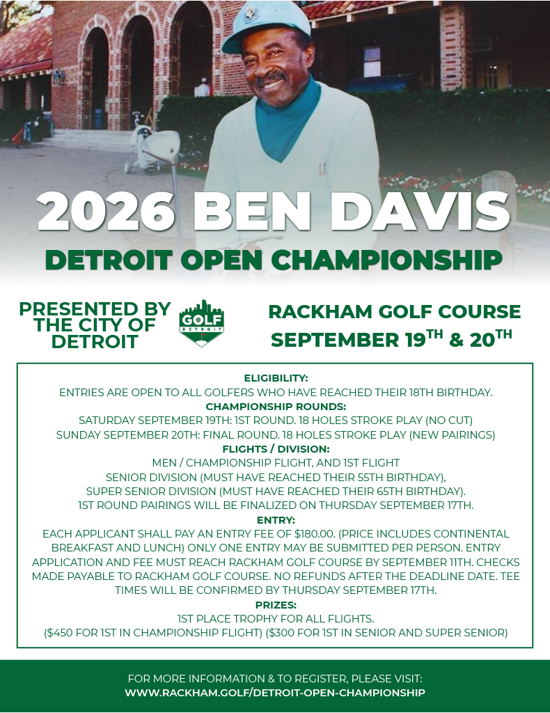 2026 Ben Davis Detroit Open Golf Championship