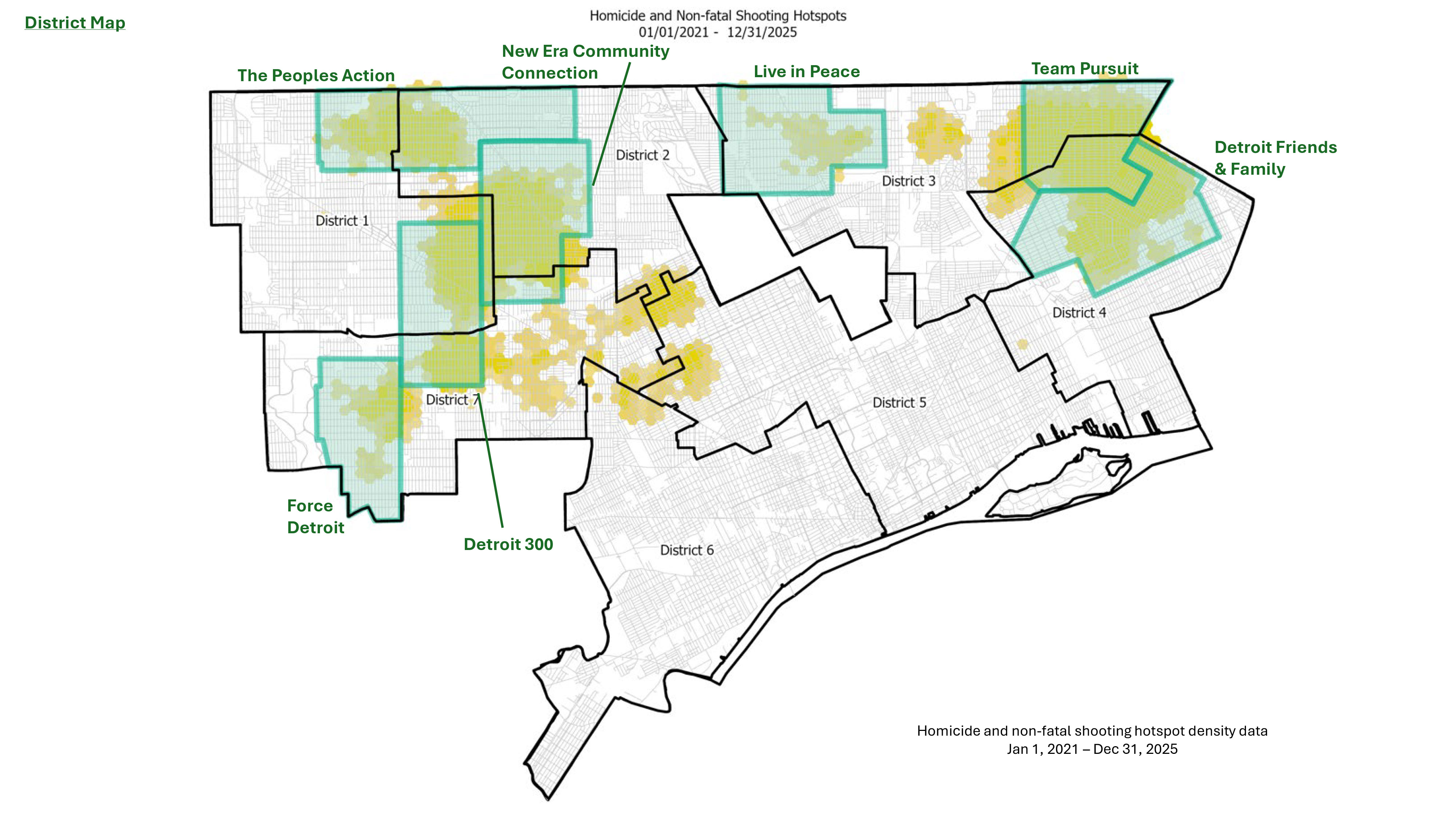 Violence Hotspots and ShotStoppers Organizations