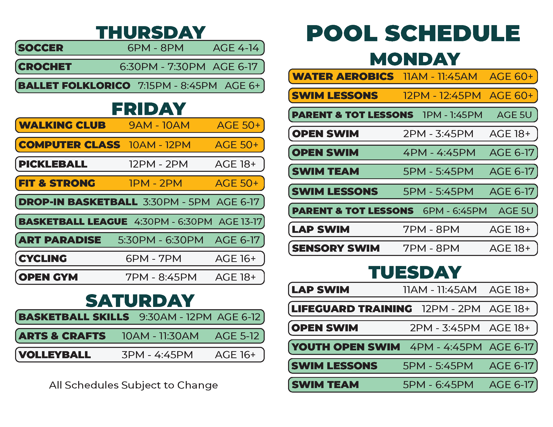 Patton Fall 2026 Schedule 3