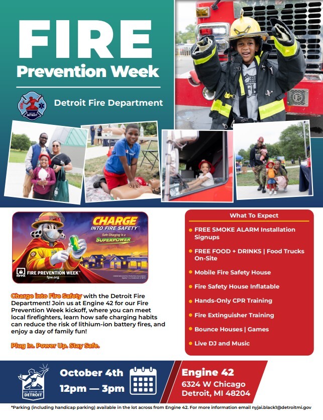 Fire Prevention Week graphic