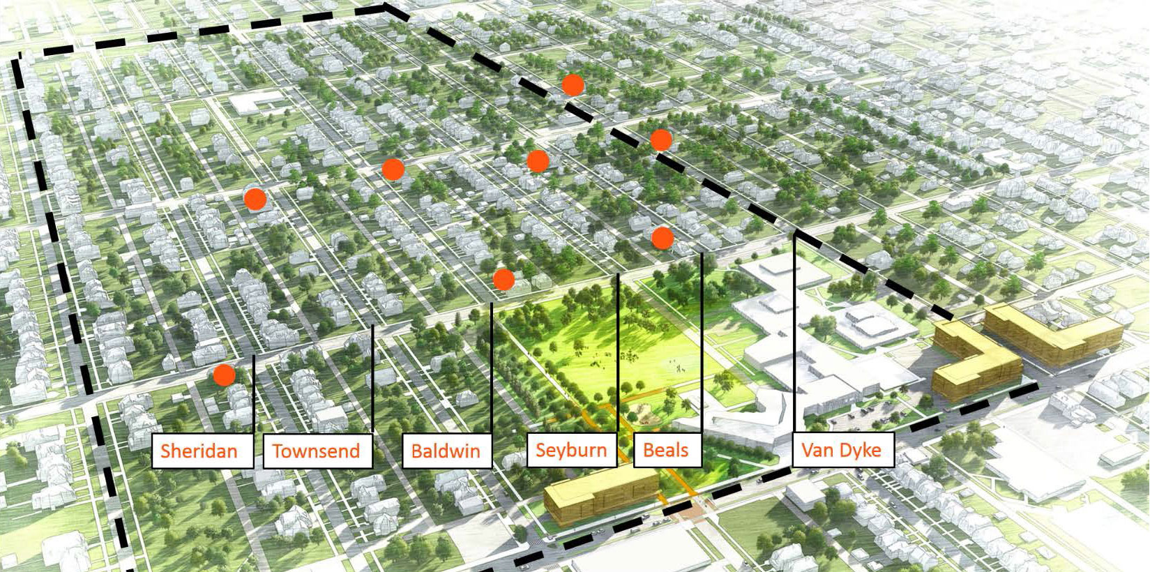 Map of Duplex Renovations