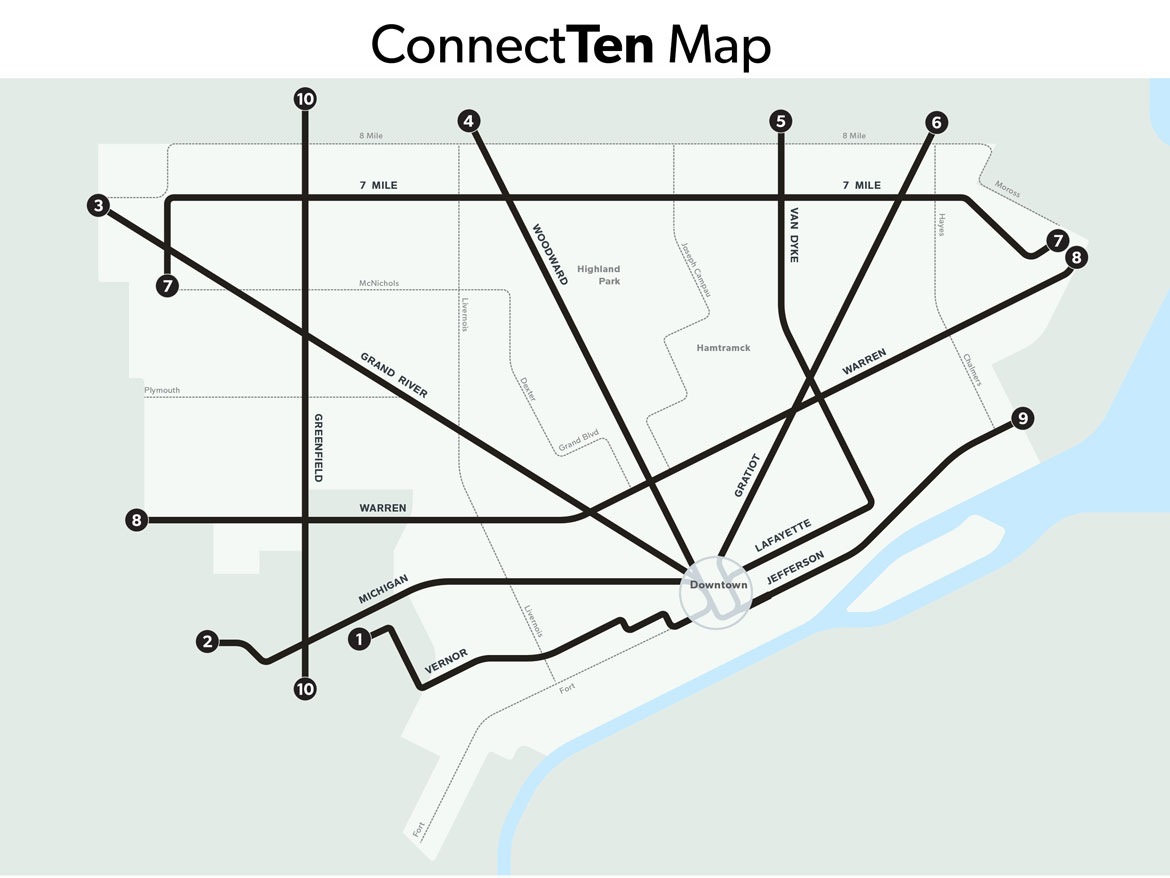 connect 10 map