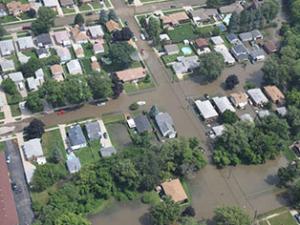 Flooding in Detroit