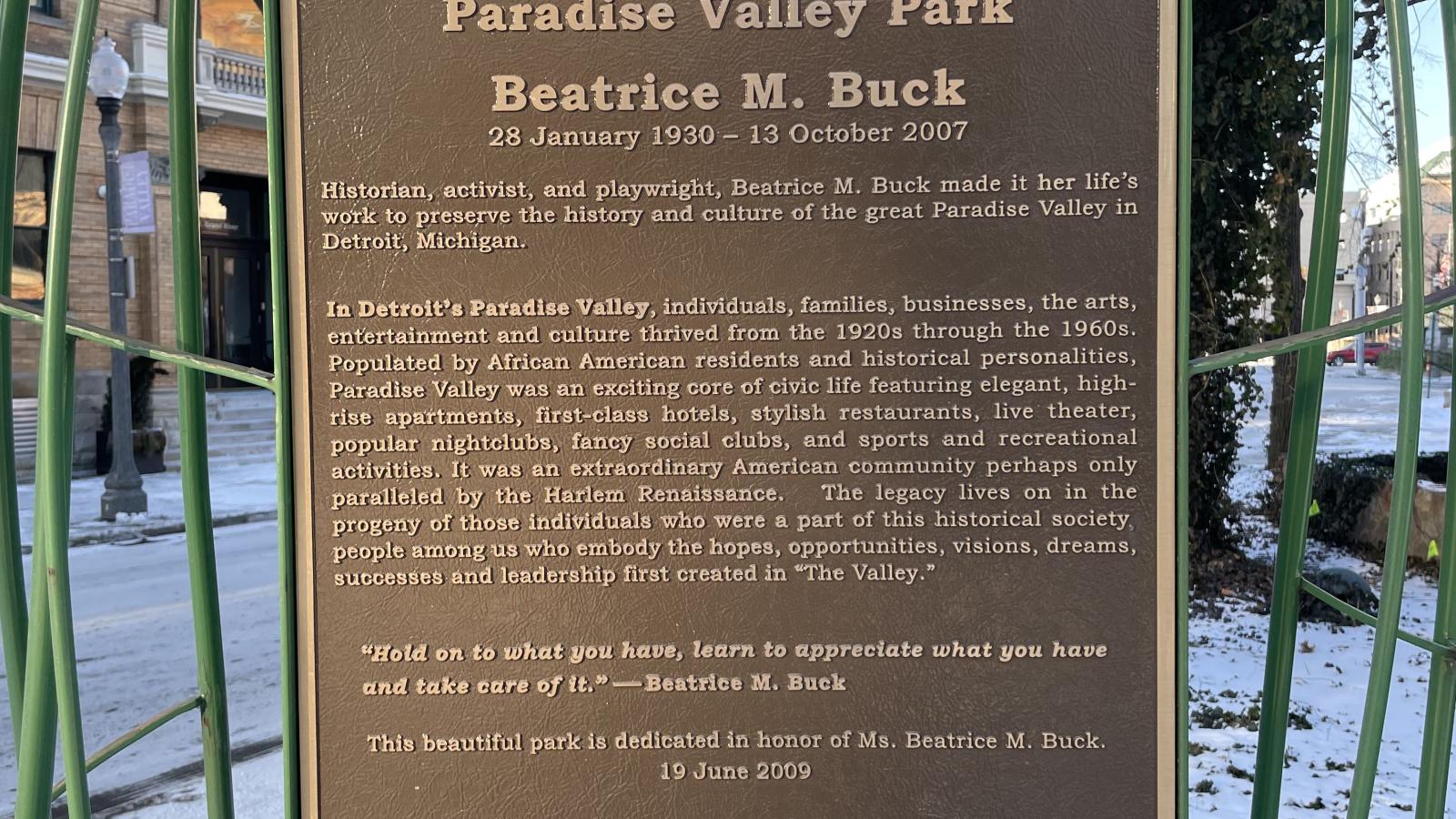 1475 Randolph (Beatrice Buck’s Paradise Valley Park)