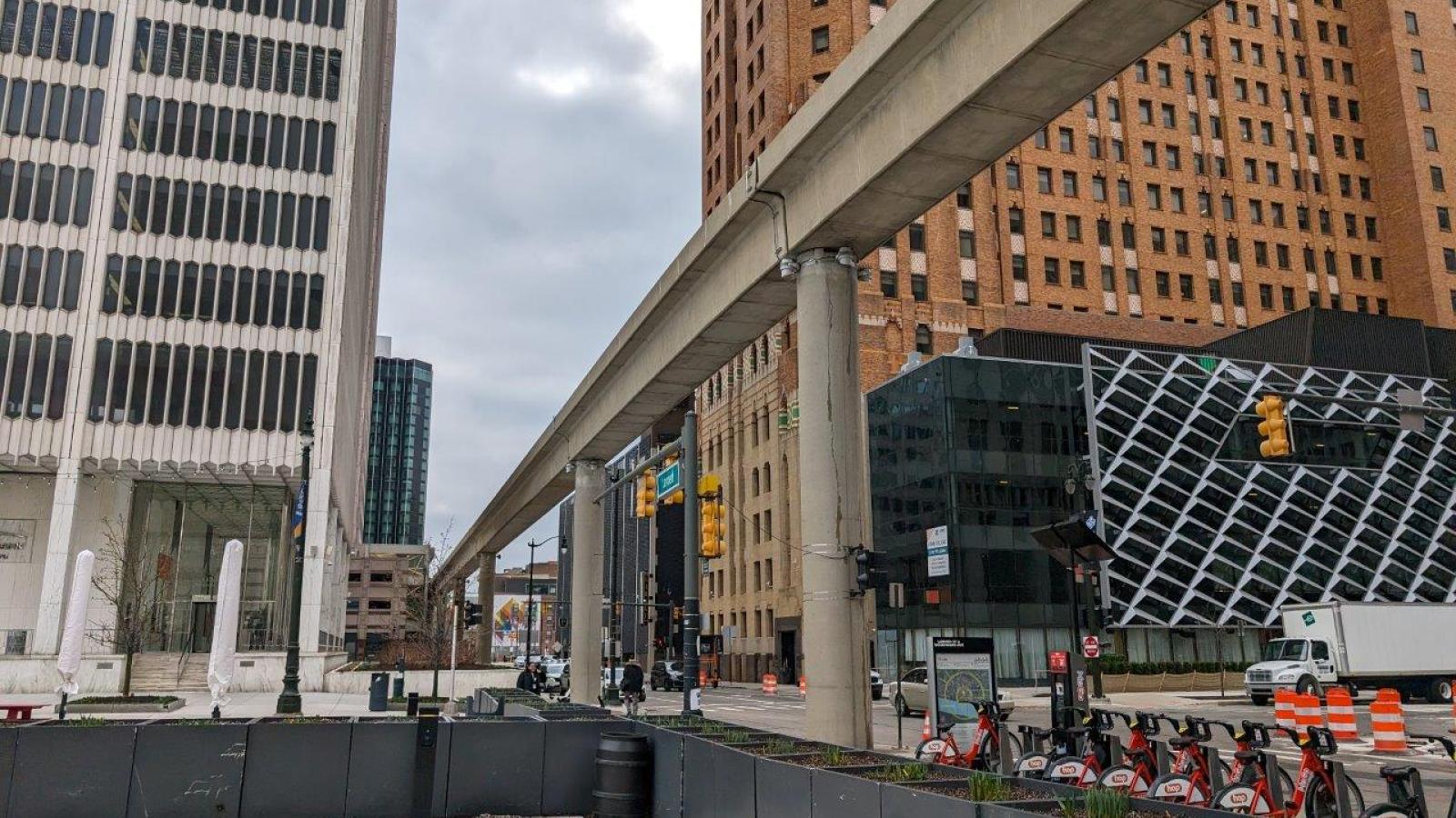 View of DPM Guideway in Financial District HD