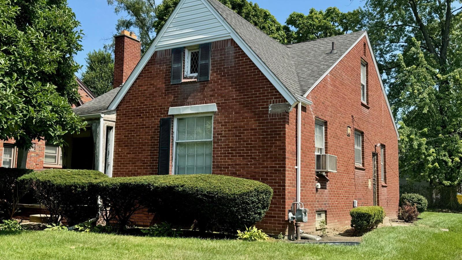 Front and south side of house